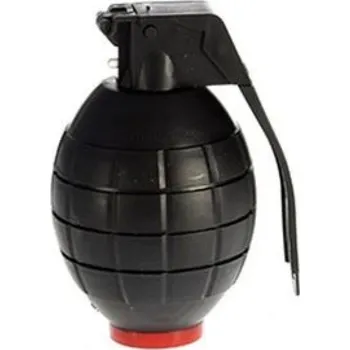 Dětská zbraň Ruční granát 10 cm se zvukem a světlem - černý