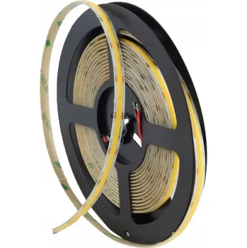 LED páska 5m COB pásek 2400 LED 45W STUDENÁ BÍLÁ 12V IP20