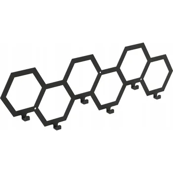 Věšák Věšák na oblečení LOFT do předsíně černý 15119