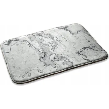 Obraz Měkký Moderní Kobereček Pod Nohy Do Kuchyně Vzor Mramoru 75x45 cm