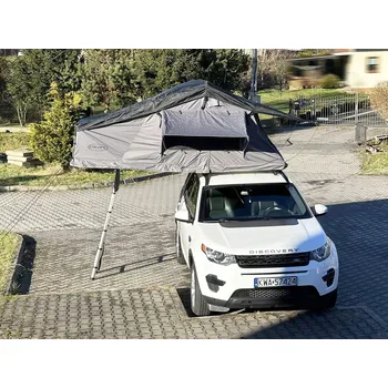 Stan Střešní Stan Escape Alaska 220 LONG pro kempování, výlety a offroad, šedý