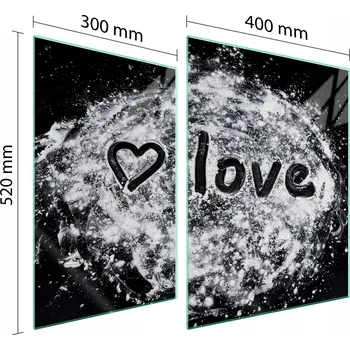 Obraz Krájecí deska TMK ArtDeko sklo 2 ks