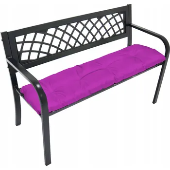 Polštář Poduszka na ławkę ogrodową huśtawkę 120x38 fuchsia (fuchsiová)