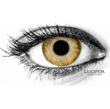 Kontaktní čočky Barevné čočky Lucifer - Yukon Orange nedioptrické