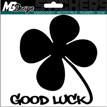 Samolepicí dekorace na vozidlo SAMOLEPKA na auto JETEL PRO ŠTĚSTÍ 15x15