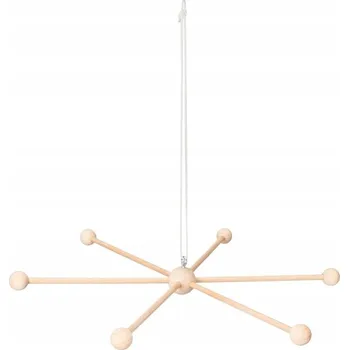 Kolotoč nad postýlku Kolotoč zawieszka nad postýlku dětská dřevěná přírodní