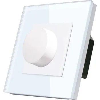 vypínač VYPÍNAČ VENTILÁTORU STMÍVAČ MECHANICKÝ SKLENĚNÝ BÍLÝ