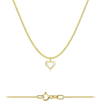 Hodinky Řetěz Bonore - Zlato 585 + Přívěšek - Zlato 585 - Kubický Zirkon 146240