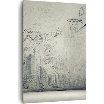 Obraz Foto obraz na plátně canvas 70x100 graffiti obývací pokoj ložnice na zeď velký