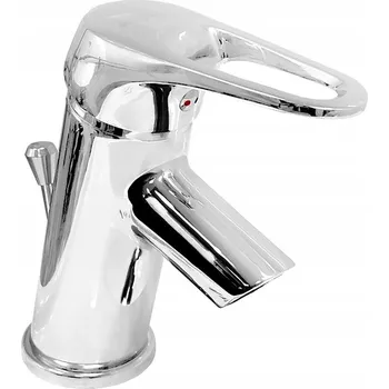 Vodovodní baterie Stojánková umyvadlová baterie KFA Armatura BAZALT II stříbrná