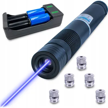 Měřící laser Velmi silný modrý laserový ukazatel