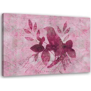 Obraz Obraz Pták na růžových listech Andrea Haase 60x40