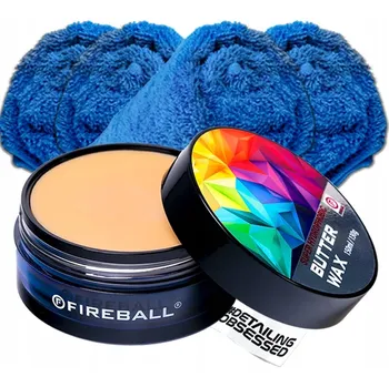 Autovosk FIREBALL BUTTER WAX 34% CARNAUBA 150 Ml Prémiový ručně vyráběný vosk