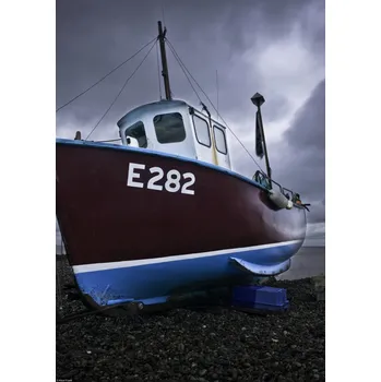 Obraz Plakát Loď upevněná na břehu bez rámu 29,7 x 42 cm