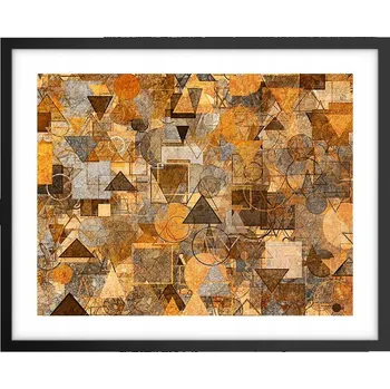 Obraz Foto obraz, plakát na zeď v černém rámu 50x40 abstrakce do obýváku