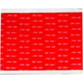 Lepicí páska 3M VHB 4910 Průhledná oboustranná lepicí páska v listech, 1 mm, 200 mm x 300 mm, s krycí vrstvou