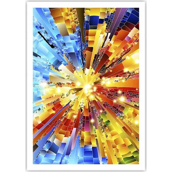 Obraz Plakát na zeď bez rámu 70x100 abstrakce obraz plakáty do obývacího pokoje