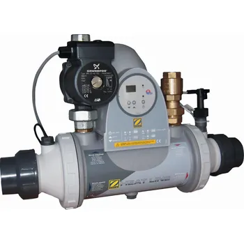 Ohřev bazénu Tepelný výměník ZODIAC HEAT LINE Kompakt s oběhovým čerpadlem; Titan 40 kW