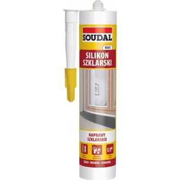 stavební silikon Sanitární silikon Soudal bezbarvý 280 ml