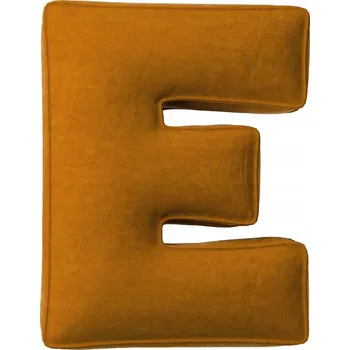 Polštář YellowTipi Polštář písmenko E medový