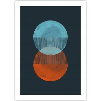 Obraz Plakát bez rámu do obýváku ložnice 50x70 abstrakce moderní módní obraz