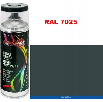 Barva ve spreji RAL 7025 AKRYLOVÝ LAK ve spreji šedý LESK 1233