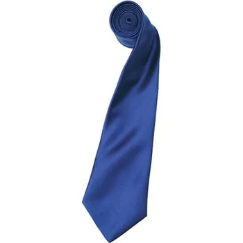 Kravata Premier Workwear Pánská saténová kravata PR750 Marine Blue -ca. Pantone 281 144 x 8,5 cm