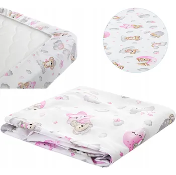 Prostěradlo PROSTĚRADLO DO POSTÝLKY S GUMOU na matrace 120x60 cm Bavlněné Polské