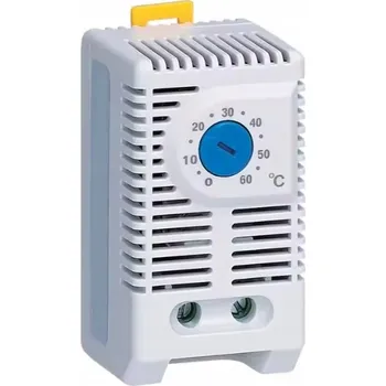 Termostat NO pro ventilátory na DIN lištu TH35 RACK