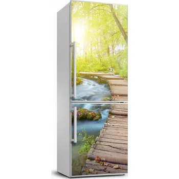 Fototapeta Samolepící tapeta na lednici Cesta v lese 70x190 cm