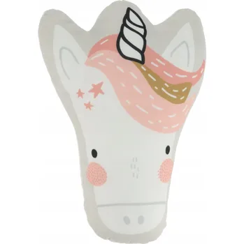 Polštář POLŠTÁŘ DĚTSKÝ TVAROVANÝ PLYŠÁK UNIDREAM UNICORN JEDNOROŽEC