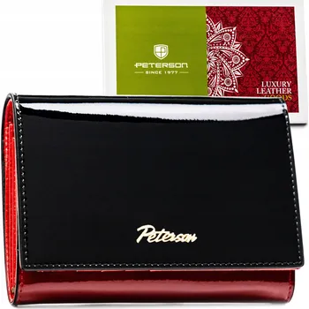 Peněženka Peterson dámská peněženka z pravé kůže, černá