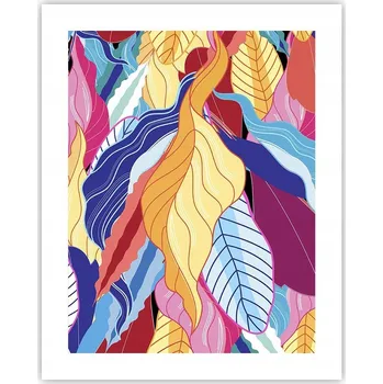 Obraz Obraz plakát na zeď bez rámu 40x50 abstrakce plakáty do obýváku ložnice