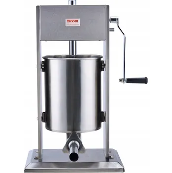 Vevor Stroj na plnění klobás 10 L / 22 LBS, nerez 304, 5 nástavců