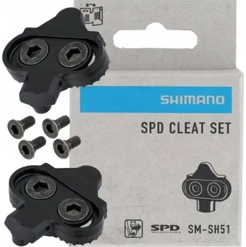 2 Ks Kufry pedálů Shimano SM-SH51 SPD s jednostranným uvolněním pro horská kola, pro PD-M