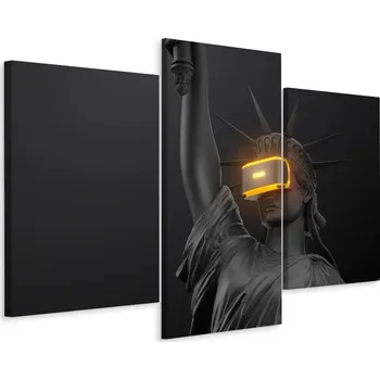 Obraz Obraz Triptych Socha Svobody VR 3D Efekt 90x60