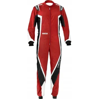 Moto oblečení Overal Sparco Curb červený, vel XL