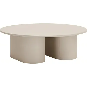 Konferenční stolek Béžový lakovaný konferenční stolek Teulat Totem 110 cm