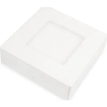 Čtvercové Stropní Svítidlo Ledlumen 12,2 x 3,5 cm bílý LED 3000K