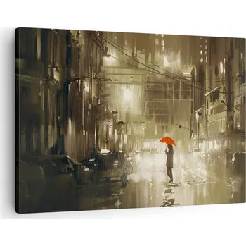 Obraz Obraz na plátně do obýváku, ložnice 70x50 město foto obrazy na zeď