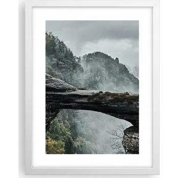 Obraz Obraz plakát v bílém rámu do obýváku 30x40 krajina plakáty na zeď