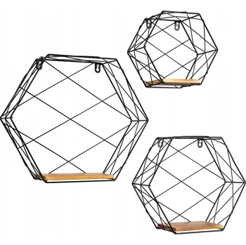 Obývací pokoj Dřevěná police domax home 37 x 11,5 cm borovice