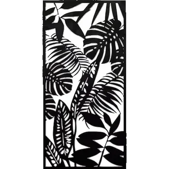 Obraz AŽUROVÝ OBRAZ NÁSTĚNNÁ DEKORACE 3D listy monstery palma M panel 30x15cm