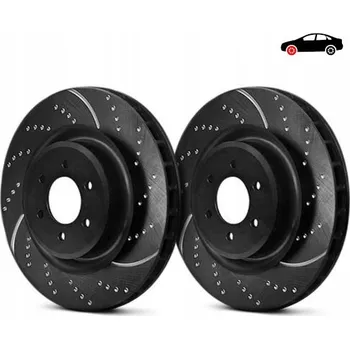 Brzdová hadice BRZDY EBC GD Sport (Turbo Groove) kotouče - GD198 - přední 232 mm
