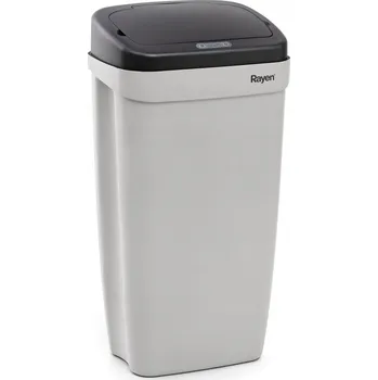 Odpadkový koš Rayen kovový Odpadkový koš 30 l šedý
