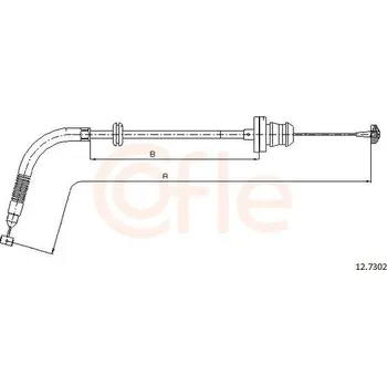 Auto-moto Lanko plynu COFLE 92.12.7302