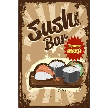Obraz Cedule Restaurant Menu Sushi Bar
