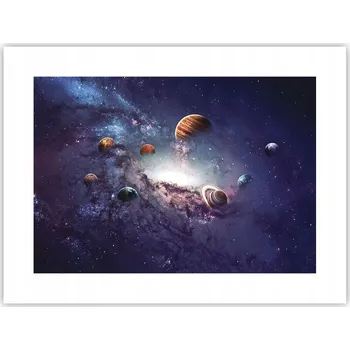 Obraz Obraz plakát do obýváku ložnice 40x30 kosmos foto na zeď bez rámu