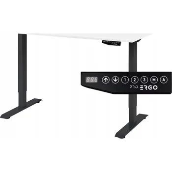 Psací stůl Obdélníkový psací stůl Pro Ergo 160 x 80 x 119 cm černý