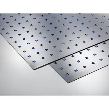 Samolepící dekorace Gutta Guttagliss Metalefekt čtverce 3D modré 1000 x 650 mm